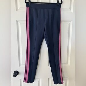 Pam & Gela Navy Mauve Striped Track Pants